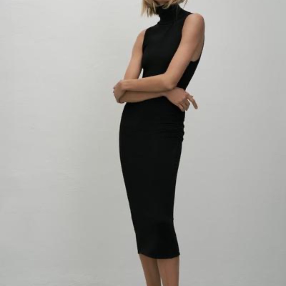 Zara Draped Knit Dress